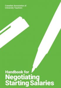 Handbook for negotiating starting salaries