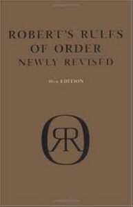 Robert’s rules of order newly revised