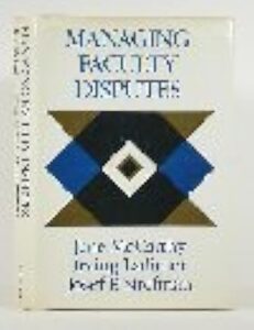 Managing faculty disputes